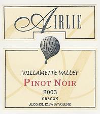 Pinot Noir ~ Willamette Valley