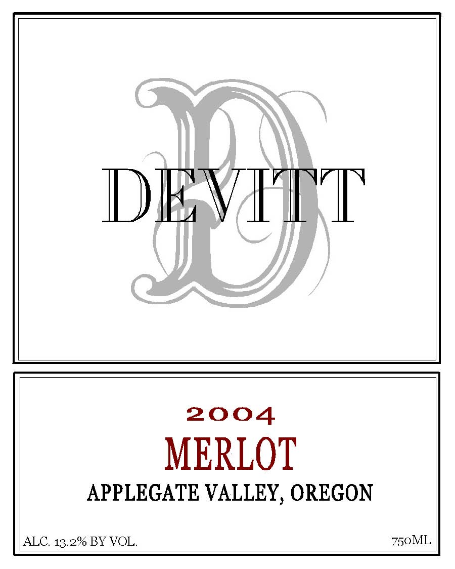 Merlot Applegate Valley