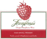 Frambrosia Oregon Raspberry Wine Willamette Valley