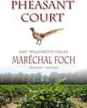 Pheasant Court Winery '03 Maréchal Foch
