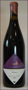 Anna Maria Syrah, Applegate Valley