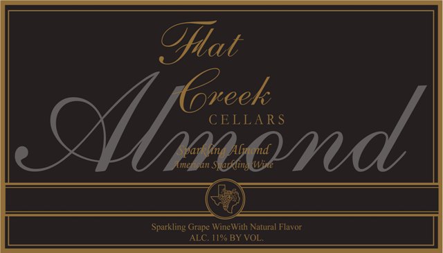Flat Creek Cellars Sparkling Almond