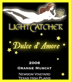 LightCatcher 'Dulce de Amore' Orange Muscat Dessert Wine