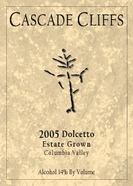 Dolcetto Estate Grown, Columbia Valley