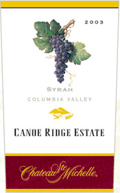 Canoe Ridge Estate Syrah