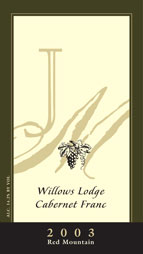 “Willows Lodge” Cabernet Franc