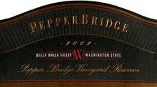 Pepper Bridge Vineyard Reserve