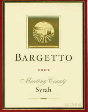 Monterey County Syrah