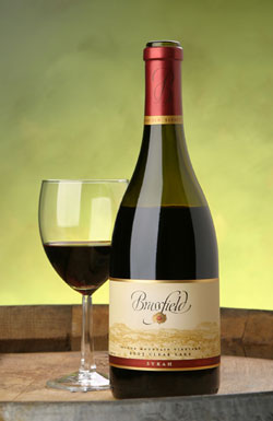 Brassfield Estate Syrah, Round Mountain Vineyard