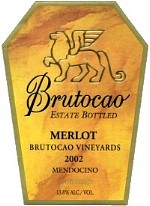 Merlot, Estate Bottled, Brutocao Vinyards