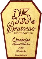 Quadriga, Hopland Ranches, Estate Bottled