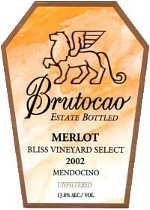Merlot, Bliss Vinyard Select, Estate Bottled