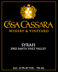 Syrah, Santa Ynez Valley