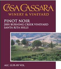 Pinot Noir Burning Creek