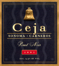 Ceja Vineyards Pinot Noir