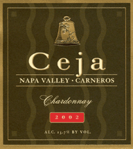 Ceja Vineyards Napa Valley Chardonnay