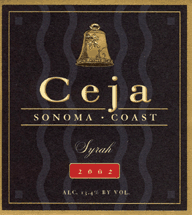 Ceja Sonoma Coast Syrah