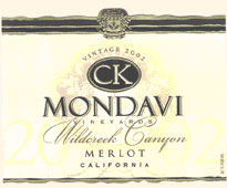 CK MONDAVI MERLOT 