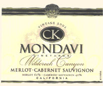 CK MONDAVI MERLOT - CABERNET SAUVIGNON