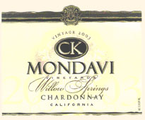 CK MONDAVI CHARDONNAY 