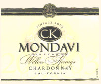 CK MONDAVI CHARDONNAY