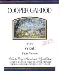 Syrah, Finley Vineyard