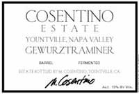 Cosentino Estate Gewurztraminer
