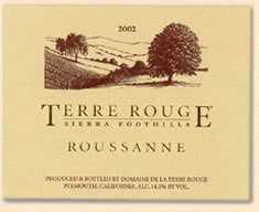 Terre Rouge Roussanne, Shenandoah Valley