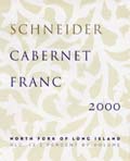 Schneider Vineyards Cabernet Franc