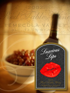 Luscious Lips Red Table Wine