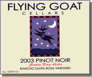 Pinot Noir Rancho Santa Rosa Vineyards
