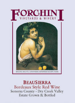 BeauSierra, Bordeaux Style Red Wine