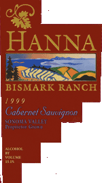 Cabernet Sauvignon, Bismark Ranch