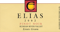 Elias Pinot Noir - Russian River Valley