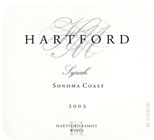 Hartford Syrah Sonoma Coast