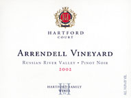 Hartford Court Pinot Noir Arrendell Vineyard, Russian River Valley