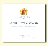 Hartford Court Chardonnay Stone Côte Vineyard, Sonoma Coast