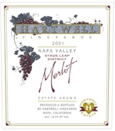 Hartwell Vineyards Estate Merlot