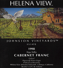 Helena View Johnston Vineyards Estate Cabernet Franc