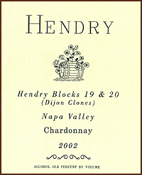Hendry Blocks 19 & 20 Chardonnay