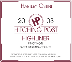 Hitching Post Pinot Noir Highliner