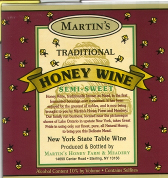 Traditional Honey Wine(Mead)- Semi-Sweet