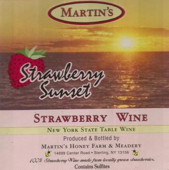 Strawberry Sunset - Strawberry Wine