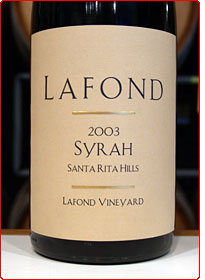 Lafond Vineyard Syrah