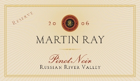 Martin Ray Reserve Russian River Valley Pinot Noir