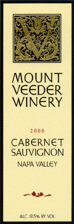 MOUNT VEEDER CABERNET SAUVIGNON