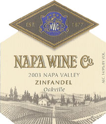 Napa Wine Company, Zinfandel, Oakville, Napa Valley