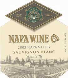 Napa Wine Company, Sauvignon Blanc, Yountville, Napa Valley