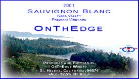 On ThEdge Sauvignon Blanc, Frediani Vineyard