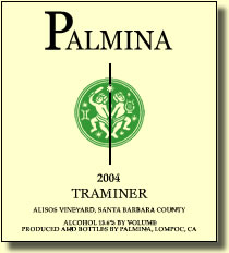 Traminer, Santa Barbara County, Alisos Vineyard,
